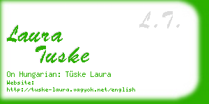 laura tuske business card